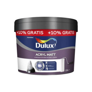 Farba wewnętrzna ACRYL MATT 10 l + 10% biała DULUX