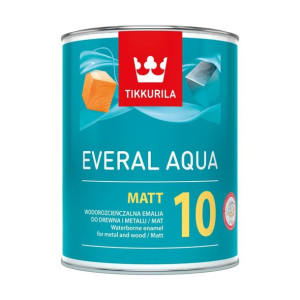 Baza emalia do drewna i metalu EVERAL AQUA 0.45 l A mat TIKKURILA