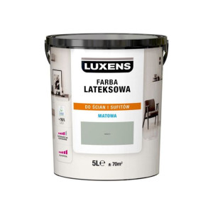 Farba wewnętrzna LATEKSOWA 5 l Sage 5 LUXENS