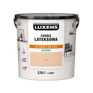 Farba wewnętrzna LATEKSOWA 2.5 l Chili 6 LUXENS