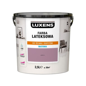Farba wewnętrzna LATEKSOWA 2.5 l Berry 5 LUXENS