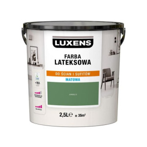 Farba wewnętrzna LATEKSOWA 2.5 l Jungle 2 LUXENS