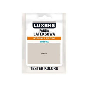 Tester farby LATEKSOWA 25 ml Trench 6 LUXENS
