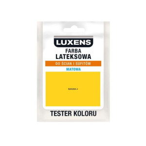Tester farby LATEKSOWA 25 ml Banana 4 LUXENS