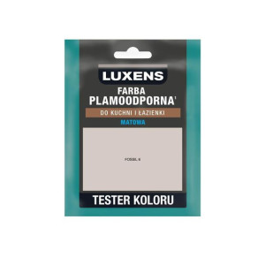 Tester farby PLAMOODPORNA do kuchni i łazienki 25 ml Fossil 6 LUXENS