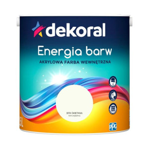 Farba wewnętrzna ENERGIA BARW 2.5 l Bita Smietana DEKORAL