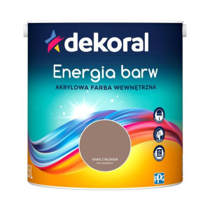 Farba wewnętrzna ENERGIA BARW 2.5 l Kawa z Mlekiem DEKORAL