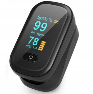 Pulsoksymetr napalcowy  czarny  - Oro-Oximeter Black