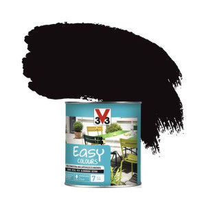 Farba zewnętrzna wielopowierzchniowa EASY COLOURS 0.75 l Czarny Satynowy V3