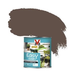 Farba zewnętrzna wielopowierzchniowa EASY COLOURS 0.75 l Ciemny brąz Satyno