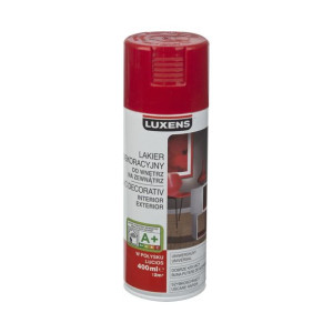 Spray KOLOR 0.4 l Czerwony ognisty Połysk LUXENS