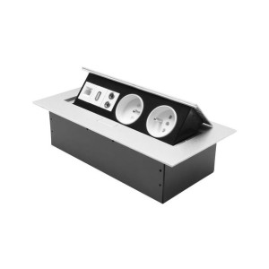 Gniazdo blatowe 2X2P+Z 2USB AUDIO