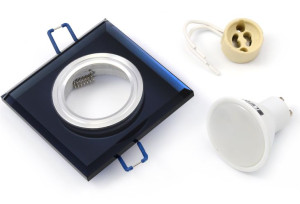 ZESTAW oprawa oprawka halogenowa LED + GU10 5W