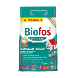Proszek do szamb przydomowych 1,15 kg BIOFOS PROFESSIONAL