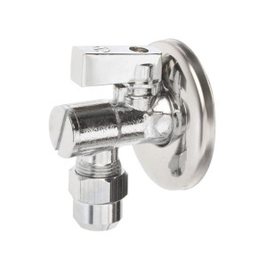 Zawór kątowy Z FILTREM I NAKRĘTKĄ 1/2'' - 3/8'' VALVEX