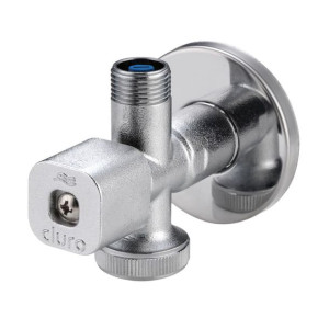 Zawór kątowy 1/2"X3/8X3/4" PIONOWY DURO