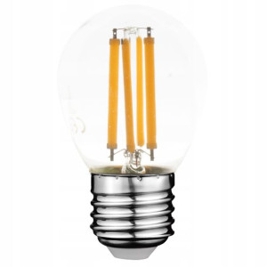Żarówka G45 4W E27 Clear Edison Ozdobna Filament