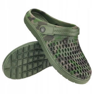 Chodaki kroksy piankowe Light Camo zielone 41