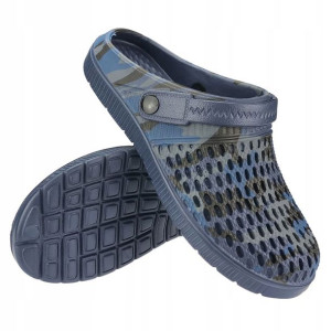 Chodaki kroksy piankowe Light Camo granatowe 41