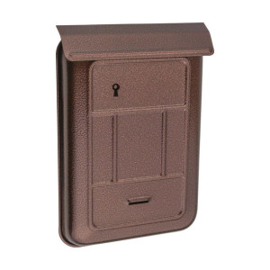 Skrzynka na listy 25.5 x 18 x 3 cm miedź antyk A6 SZ