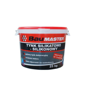 Tynk silikatowo-silikonowy K903 25 kg BAUMASTER