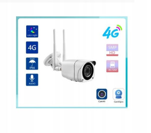 KAMERA LTE 4G GSM 5MPX Kolorowy obraz nocą / audio