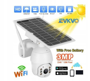 Kamera Solarna Wifi 3mpx Z Panelem Solarnym