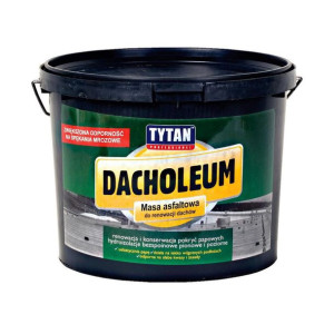 Masa asfaltowa do renowacji dachów DACHOLEUM 9 kg TYTAN