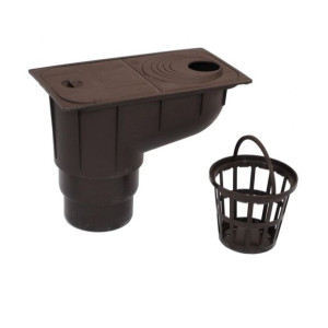 Osadnik rynnowy Brązowy SCALA PLASTICS