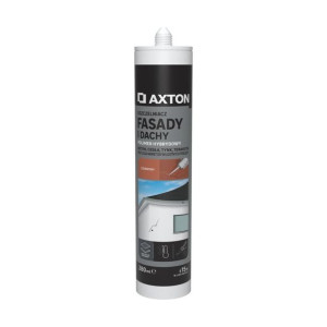Uszczelniacz FASADY I DACHY 280 ml czerwony AXTON