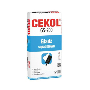 Gładź szpachlowa GS-200 5 kg CEKOL