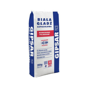 Gładź szpachlowa UNI 20 kg GIPSAR