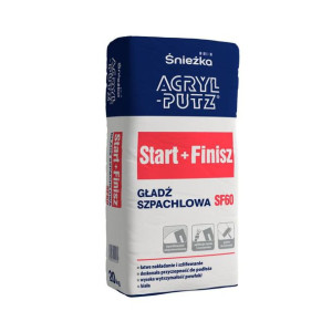 Gładź szpachlowa START+FINISH 20 kg ACRYL PUTZ