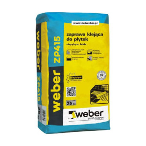 Klej elastyczny do płytek Biały 25 kg WEBER