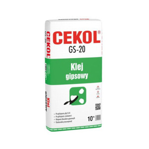 Klej gipsowy GS-20 10 kg CEKOL