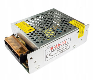 Zasilacz montażowy do taśm LED 12V 60W 5A IP20