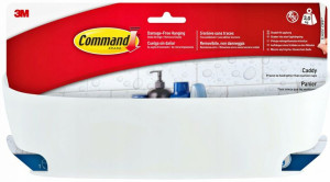 3M Command Pojemnik Pod Prysznic Duży + Paski Bath-11..
