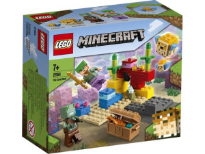 Lego MINECRAFT 21164 Rafa koralowa klocki 92 elem.
