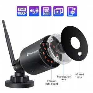 Mała czarna kamera ip WIFI do Monitoringu zewnątrz