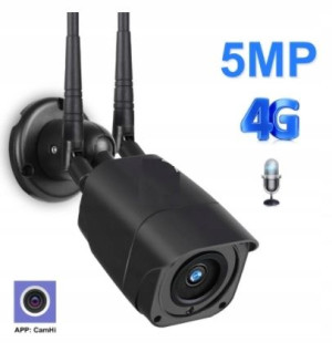 Kamera Lte Ip 3g 4g Cam Sim Zewnętrzna Gsm 5mpx