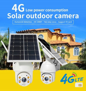 Kamera 100% Bezprzewodowa Gsm Lte Obrotowa + Solar