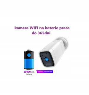 Kamera na baterie praca do 12MC do firmy domu itp