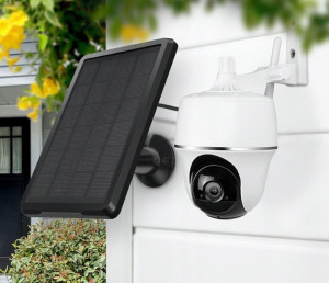 Kamera Zewnętrzna Ptz Na Parking + Panel Solarny