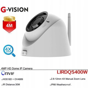Kamera Ip Wifi 4mpx 2560x1440 Ir40m Do Monitoringu