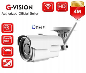 Kamera bezprzewodowa Tubowa sieciowa IP 4MPX IR60m