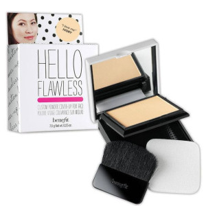 BENEFIT - Puder, podkład z pędzlem i gąbeczką SPF 15 Ivory 7g