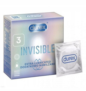 Prezerwatywy Durex Invisible A3 dodatkowo nawilżon