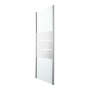Ścianka prysznicowa GoodHome Beloya 80 cm chrom/szkło lustrzane