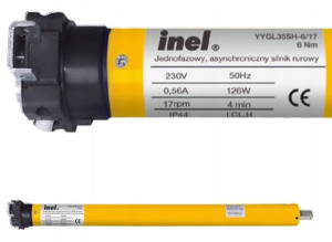 Silnik Do Rolet Zewnętrznych Inel Fi40 N-6sh 390mm