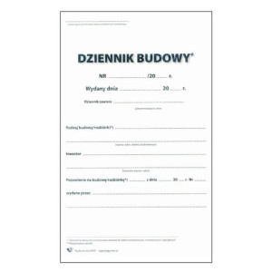 Dziennik budowy